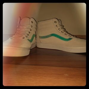 Vans Sk8-Hi Suede Sneakers With Iridescent Stripe